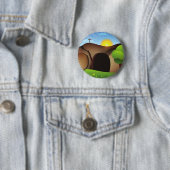 Badge Rond 5 Cm tombeau christ (En situation)