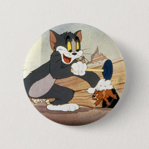 Badge Rond 5 Cm Tome Et Jerry Plunger