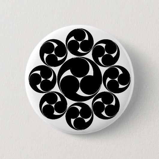 Badge Rond 5 Cm Tomoé d'Itakura (Devant)