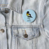 Badge Rond 5 Cm Tomtit Miromiro (En situation)