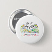 Badge Rond 5 Cm Ton amour est l'essence (Devant & derrière)