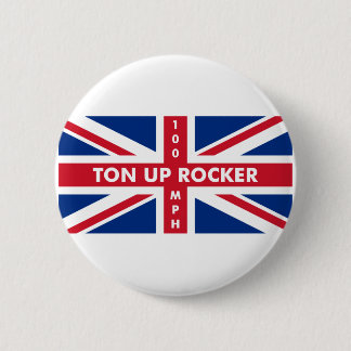 Badge Rond 5 Cm Ton Up Rocker