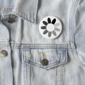 Badge Rond 5 Cm tonflower(couleur) (En situation)