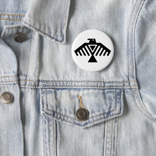 Badge Rond 5 Cm tonnerre (En situation)