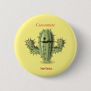 Badge Rond 5 Cm Tonnerre Irate Cactus Thunder_Cove