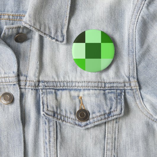 Badge Rond 5 Cm Tons verts (En situation)