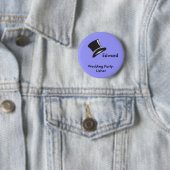 Badge Rond 5 Cm Top Hat (En situation)