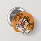 Badge Rond 5 Cm Tornade à bulles TAZ™ (Devant & derrière)