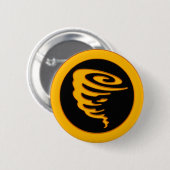 Badge Rond 5 Cm Tornade d'or (Devant & derrière)