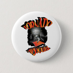 Badge Rond 5 Cm Tornado Missouri