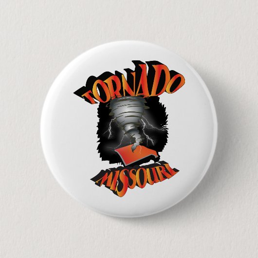 Badge Rond 5 Cm Tornado Missouri (Devant)