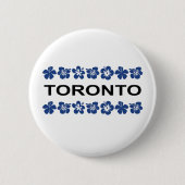 Badge Rond 5 Cm Toronto Aloha Bands bleu clair (Devant)