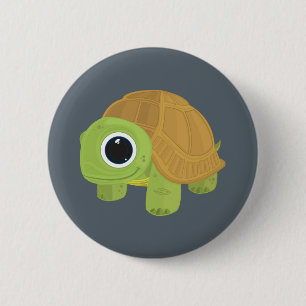 Badge Rond 5 Cm Tortue