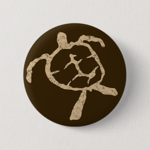 Badge Rond 5 Cm tortue