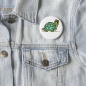 Badge Rond 5 Cm Tortue (En situation)