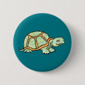 Badge Rond 5 Cm Tortue (Devant)