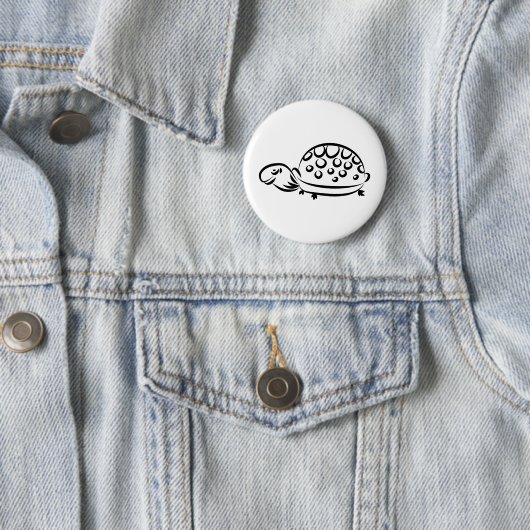Badge Rond 5 Cm Tortue (En situation)