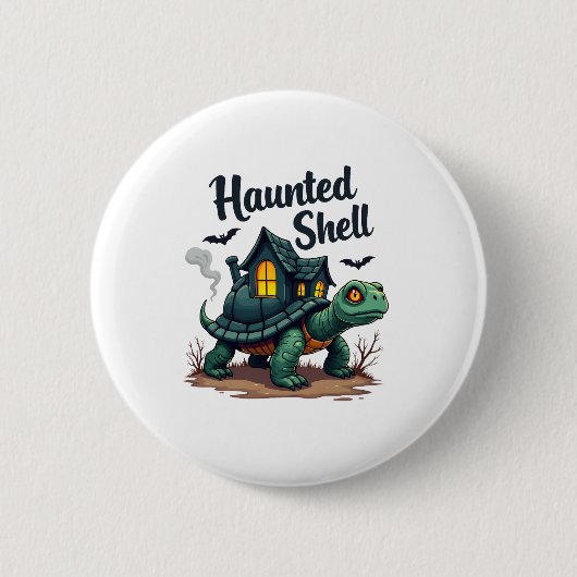 Badge Rond 5 Cm Tortue à coquilles (Devant)