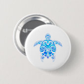 Badge Rond 5 Cm Tortue cool (Devant & derrière)