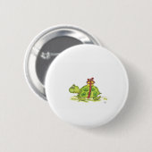 Badge Rond 5 Cm Tortue d'anniversaire (Devant & derrière)