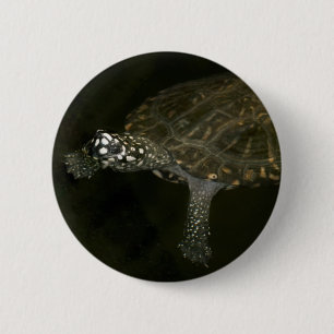 Badge Rond 5 Cm Tortue de natation
