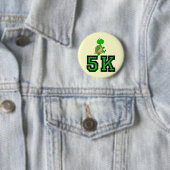 Badge Rond 5 Cm Tortue drôle 5K (En situation)
