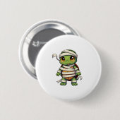 Badge Rond 5 Cm Tortue momie (Devant & derrière)