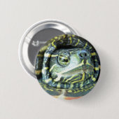 Badge Rond 5 Cm Tortue peinte (Chrysemys picta) 2 (Devant & derrière)