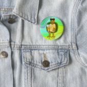 Badge Rond 5 Cm Tortue soif (En situation)