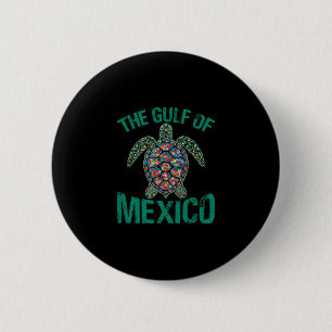 Badge Rond 5 Cm Tortues marines du golfe du Mexique