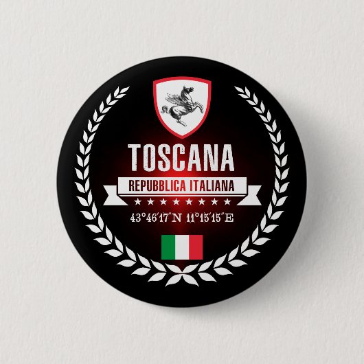 Badge Rond 5 Cm Toscane (Devant)