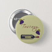 Badge Rond 5 Cm Toscane (Devant & derrière)