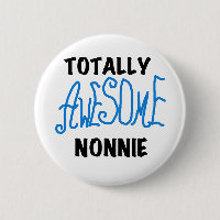 Totalement génial Nonnie Blue Text Tshirts et cade