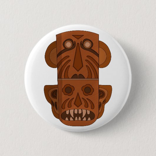 Badge Rond 5 Cm Totem (Devant)
