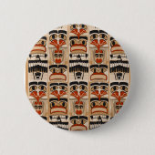 Badge Rond 5 Cm Totem Polonais (Devant)