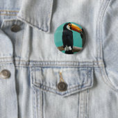 Badge Rond 5 Cm Toucan (En situation)