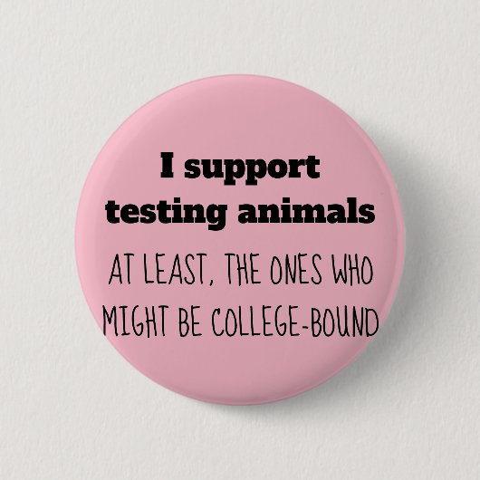 Badge Rond 5 Cm Touche "TEST" de Pro-Animal (Devant)