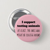 Badge Rond 5 Cm Touche "TEST" de Pro-Animal (Devant & derrière)