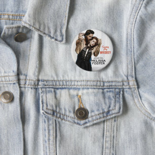 Badge Rond 5 Cm Toucher mon bouton Whiskey