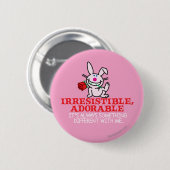Badge Rond 5 Cm Toujours quelque chose de différent (Devant & derrière)