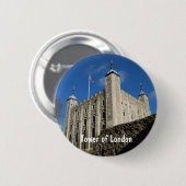 Badge Rond 5 Cm Tour de Londres (Devant & derrière)