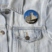 Badge Rond 5 Cm Tour de Londres (En situation)