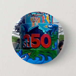 Badge Rond 5 Cm Tour d'eau en spirale de Madame Cake At Compton