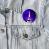 Badge Rond 5 Cm Tour Eiffel (En situation)