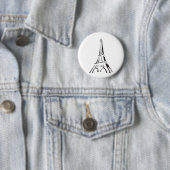 BADGE ROND 5 CM TOUR EIFFEL (En situation)