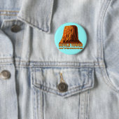 BADGE ROND 5 CM TOUR WYOMING DE DIABLES (En situation)