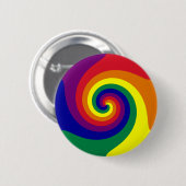 Badge Rond 5 Cm Tourbillon arc-en-ciel (Devant & derrière)