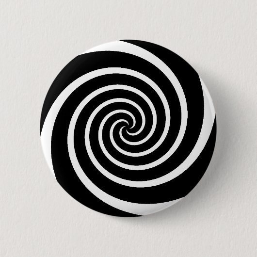 Badge Rond 5 Cm Tourbillon N/B - bouton (Devant)