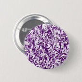 Badge Rond 5 Cm Tourbillon violet et blanc (Devant & derrière)