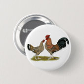 Badge Rond 5 Cm Tournaisis Bantams (Devant & derrière)